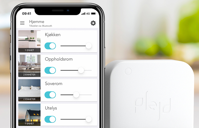 Plejd smartbelysning for alle Elektroimport ren AS