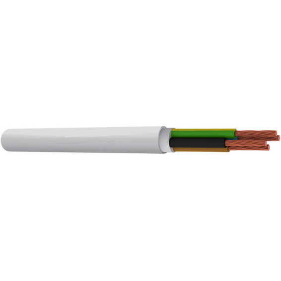 TFXP MR Flex 4G6mm² Hvit UV | Elektroimportøren AS