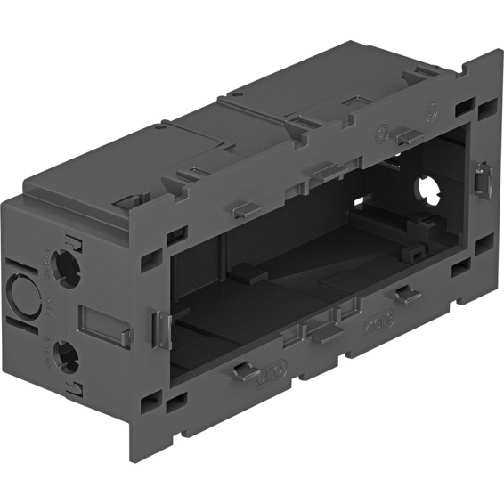 Kanal GK installasjonsboks trippel med baklokk modul 45 OBO Kanal GK installasjonsboks trippel med baklokk modul 45 OBO