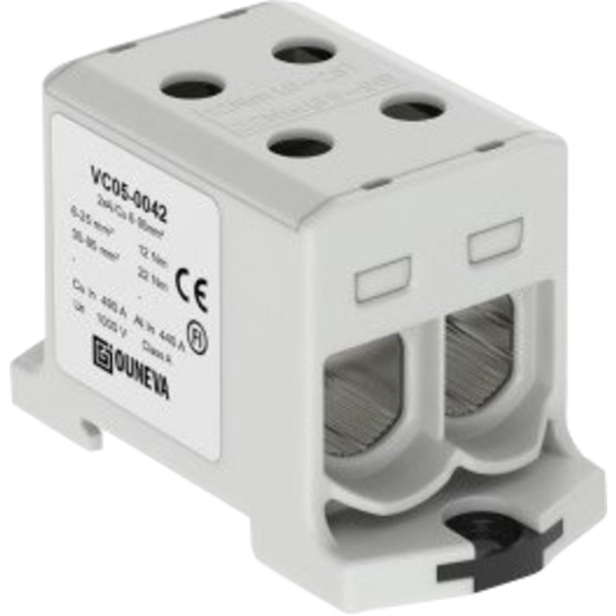 Klemme isolert OTL 2x6-95mm² AL/CU Grå Klemme isolert OTL 2x6-95mm² AL/CU Grå