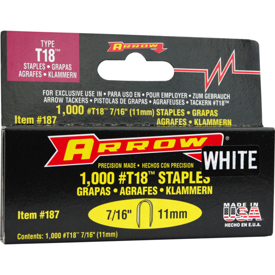 ARROW KABELSTIFT T18 7/16 HV ARROW KABELSTIFT T18 7/16 HV