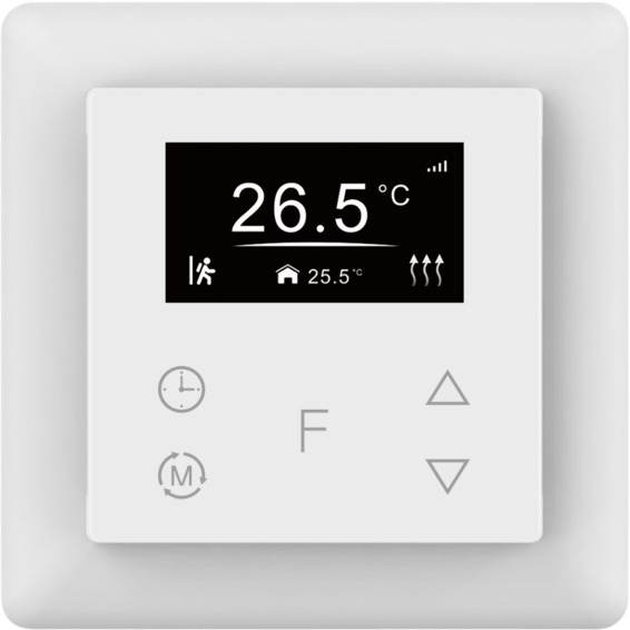 Namron Zigbee Touch Termostat 16A Hvit