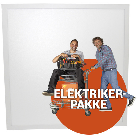 Ferdig montert LED panel - 60x60cm 3000k Ferdig montert LED panel - 60x60cm 3000k
