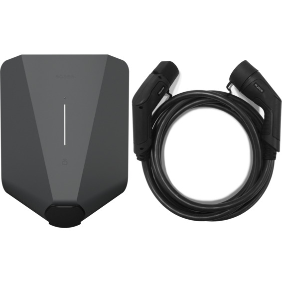 Easee Home Antracit og Easee Ladekabel Easee Home Antracit og Easee Ladekabel