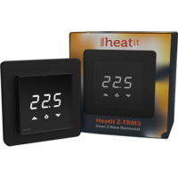 Heatit Z-TRM3 Sort Z-Wave termostat 3600W 16A