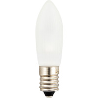 Reservelampe E10 universal 14V-55V LED 0,2W frostet 3pk