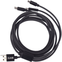 J&EL USB ladekabel 3i1 lightning+micro+ type C 2m