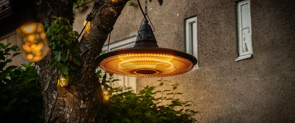 Slik velger du terrassevarmer Terrassevarmer i hagen