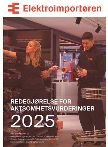 Redgj�relse av aktomshetsvurderinger 2025