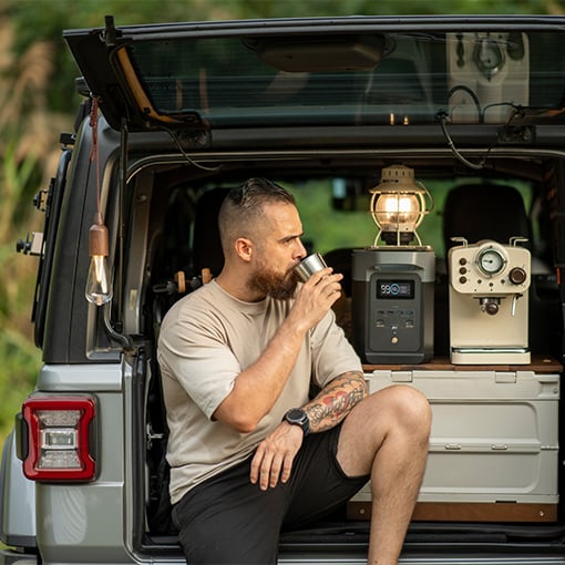 Off-grid l�sning til bagasjerommet p� bilen