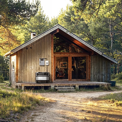 L�sninger for off-grid hytter