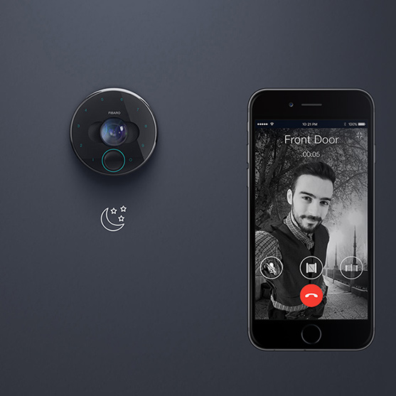 Fibaro har nattmodus s du alltid vil se hvem det er som kommer p besk - uavhengig av vr og vind