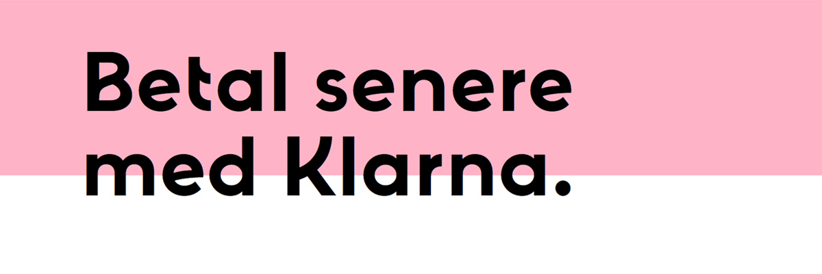 Handle med Klarna. Handle med Klarna.