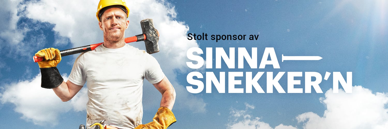 Elektroimportøren er stolt sponsor av Sinnasnekkern Elektroimportøren er stolt sponsor av Sinnasnekkern