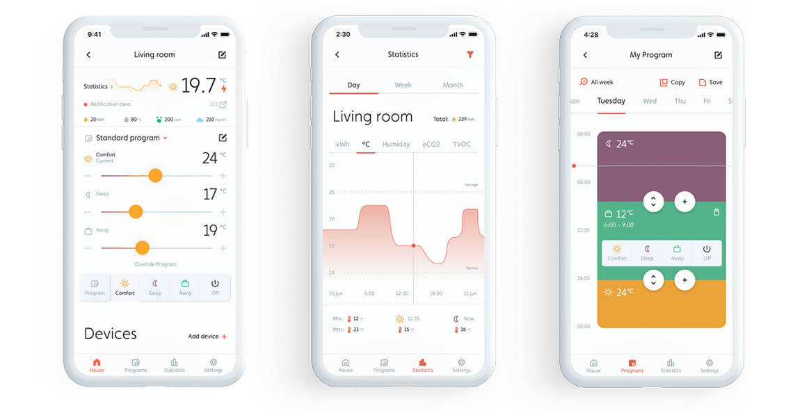 Millheat er en enkel og veldig intuitiv app