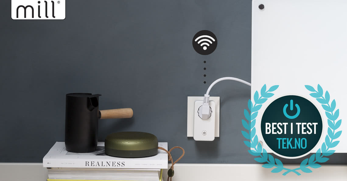 Mill WiFi Socket - enkel vei til effektiv varmestyring Mill WiFi Socket - enkel vei til effektiv varmestyring