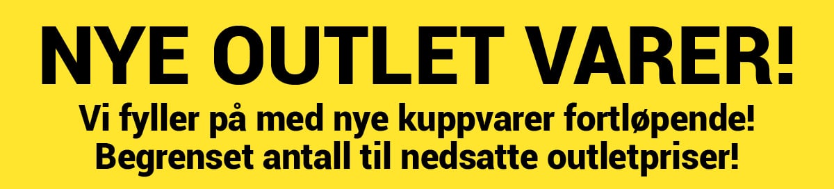 Nye outlet-varer Nye outlet-varer