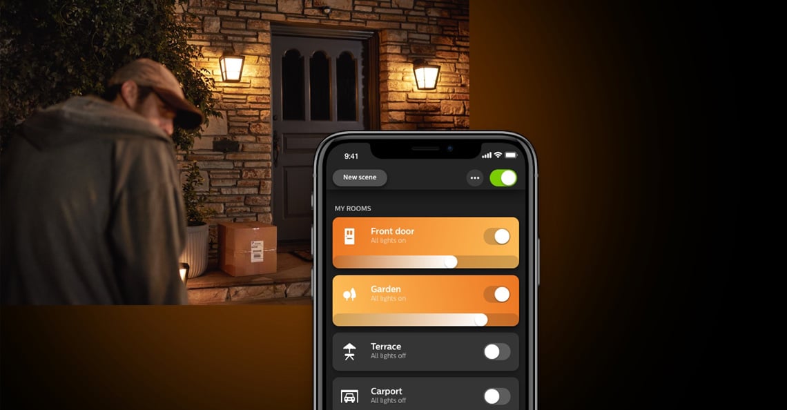 Philips Hue kan holde unskede gjester borte