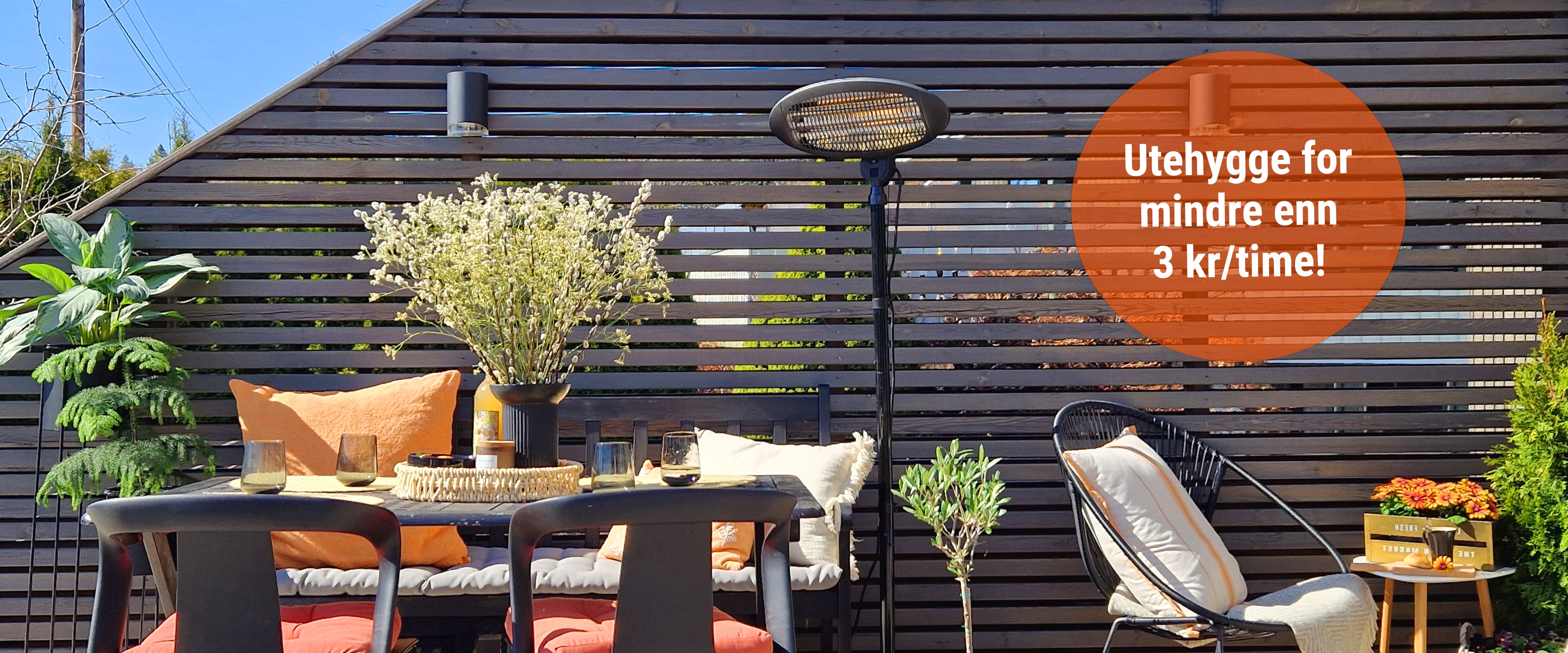 Terrassevarmer god investering God investering til uterommet