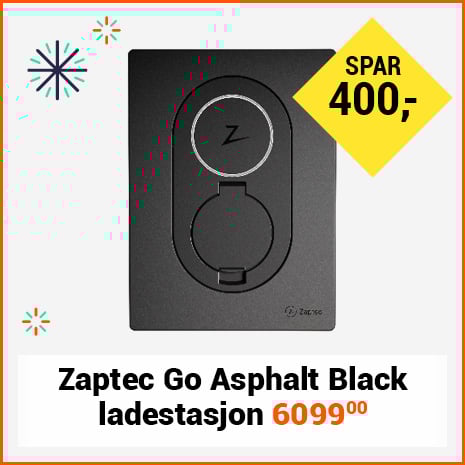 Zaptec Go Asphalt Black