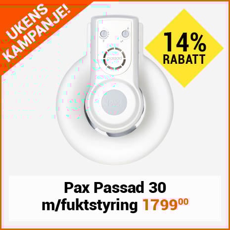 Pax Passad 30 m/fuktstyring