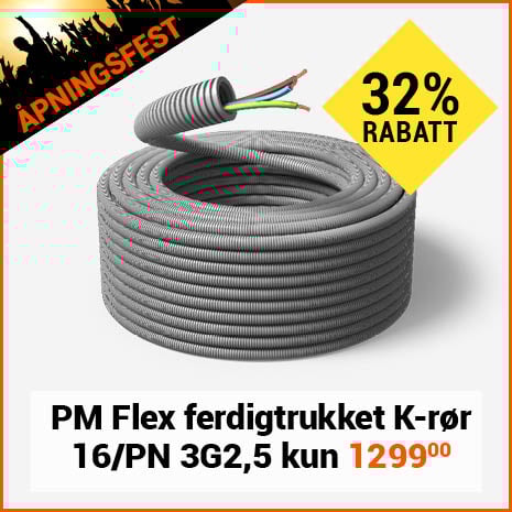 Ferdigtrukket K-r�r 16/PN 3G2,5 50m PM Flex