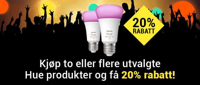 -20% p utvalgte Hue produkter ved kjp av to eller flere