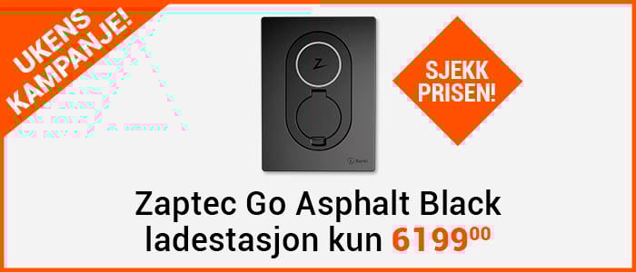 Zaptec Go Asphalt Black