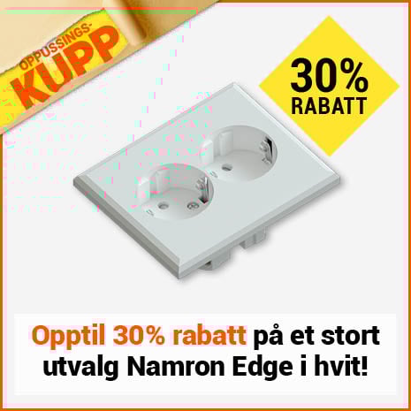 -30% p� utvalgte Edge i hvit