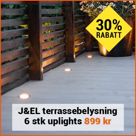 J&EL Terrassebelysning LED 6pk