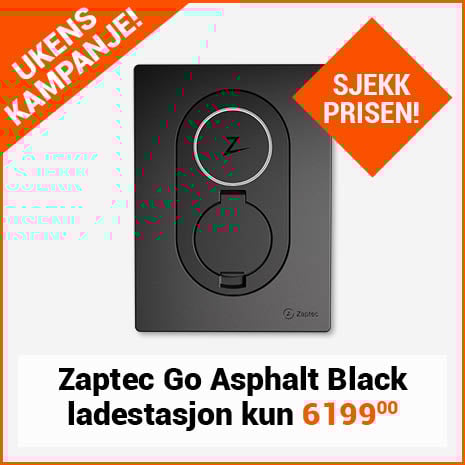Zaptec Go Asphalt Black
