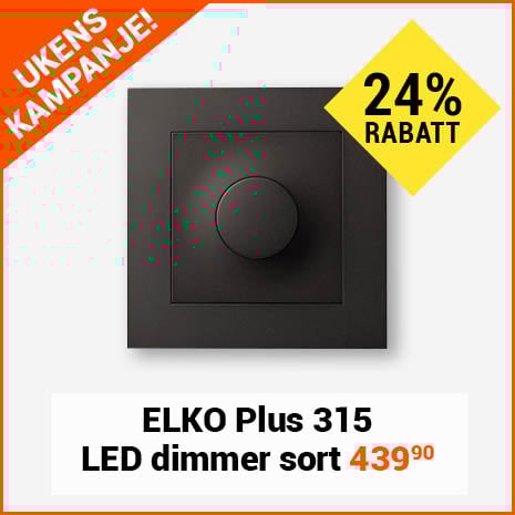 Elko Plus 315 LED Dimmer Sort