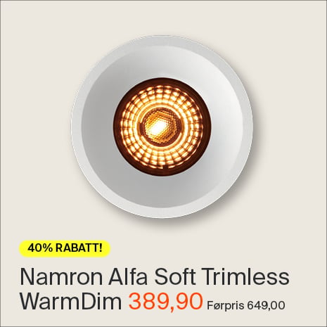 Alfa Soft Trimless Downlight WarmDim 10W