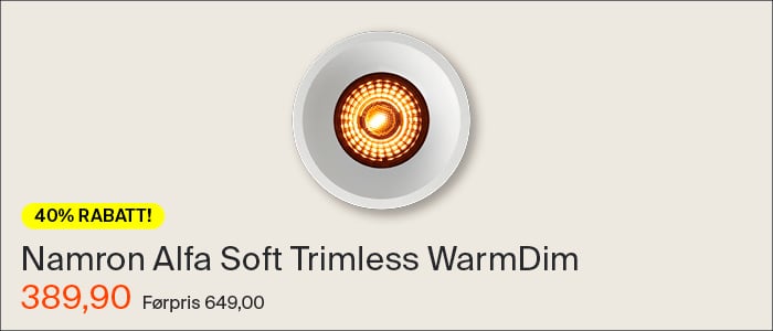 Alfa Soft Trimless Downlight WarmDim 10W