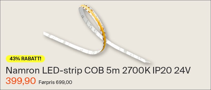 LED strip COB 5m 2700K 10,3W/m IP20