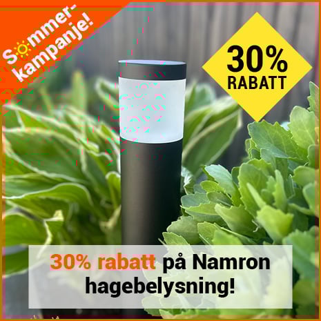 Namron hagebelysning