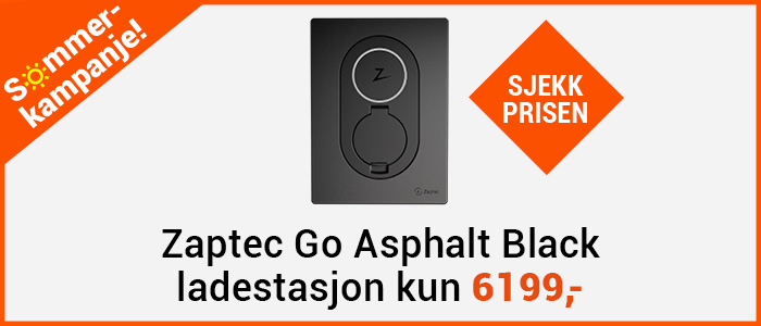 Zaptec Go Asphalt Black