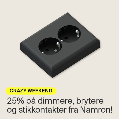 -25% p� Namron elektromateriell