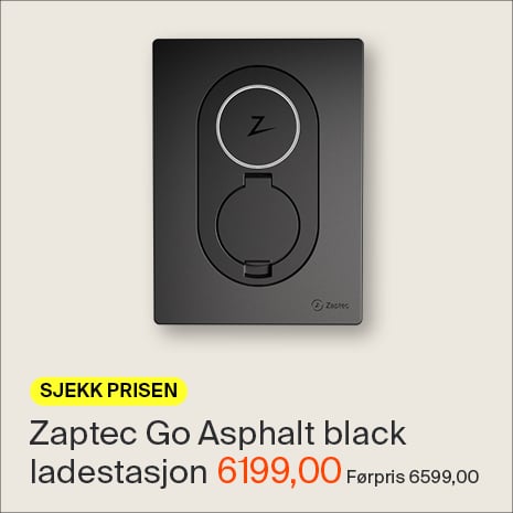 Zaptec Go Asphalt Black