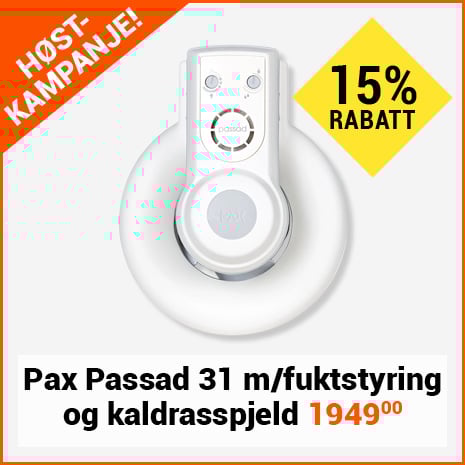 Pax Passad 31 m/fuktstyring og kaldrasspjeld