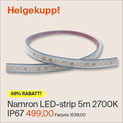 LED strip 5m 2700K 14,4W IP67 24V