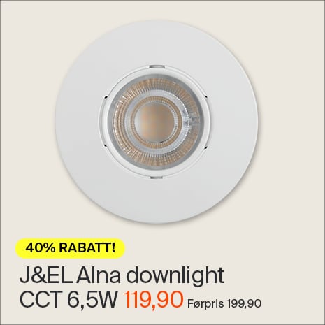 Alna Downlight CCT 6,5W matt hvit