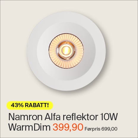 Alfa reflektor Soft Downlight WarmDim 10W