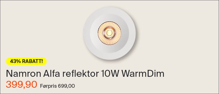 Alfa reflektor Soft Downlight WarmDim 10W matt