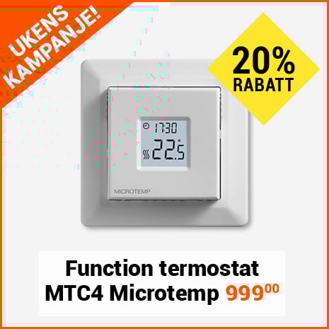 Termostat Microtemp MTC4 Hvit