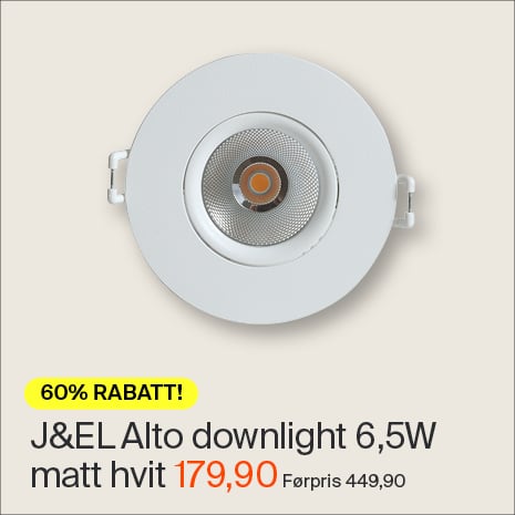Alto downlight 6,5w matt hvit v2