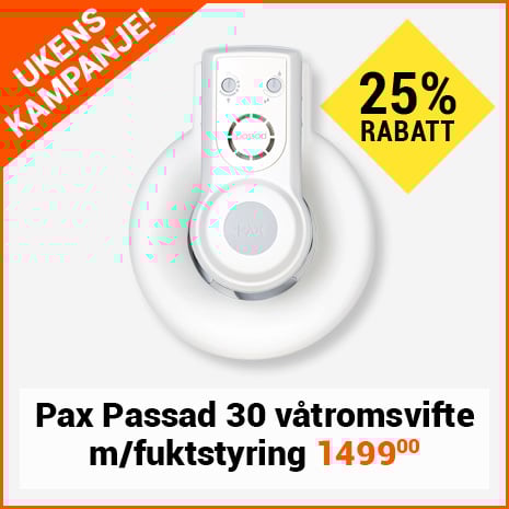 Pax Passad 30 m/fuktstyring