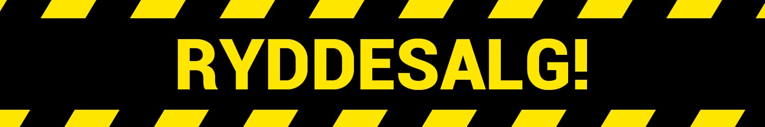 Ryddesalg belysning!