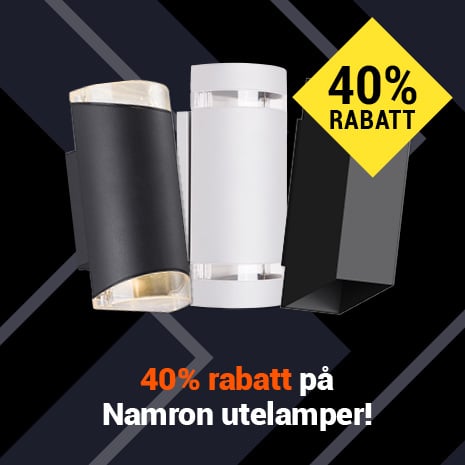 Black Friday - Namron utebelysning