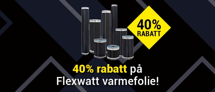 Flexwatt varmefolie Flexwatt varmefolie